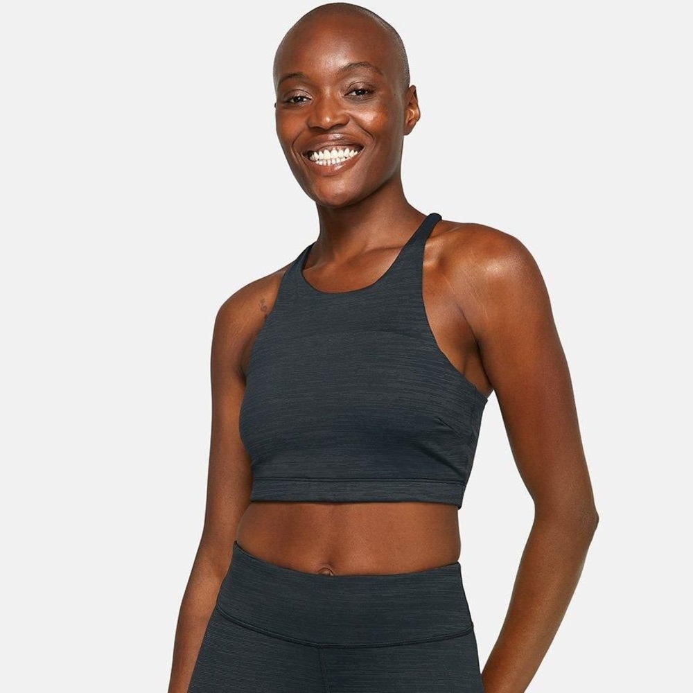 Outdoor Voices Move Free Crop Top Black Medium